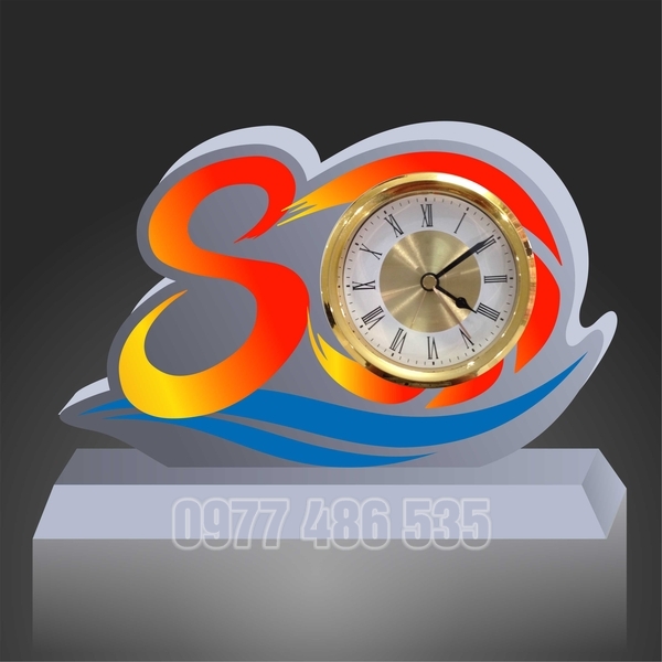 Đồng hồ pha lê mẫu 58