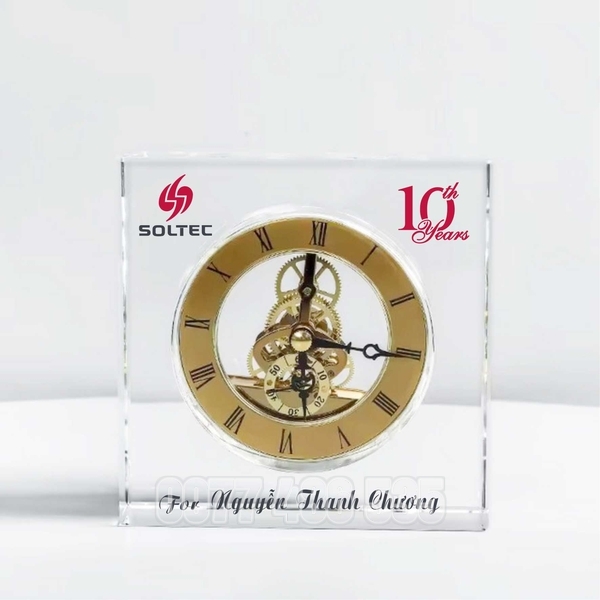 Đồng hồ pha lê mẫu 66