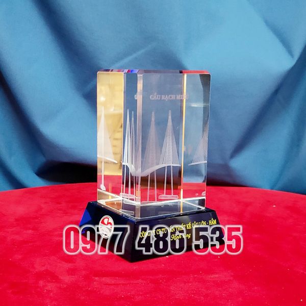 Pha Lê 3D Cây Cầu  Mẫu 15